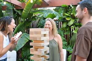 Backyard Chats Tumbling Tower – Great Debates
