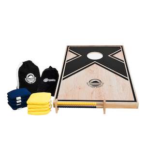 Premium Wooden Cornhole Sets: Compact X Design