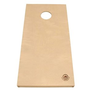 Single Cornhole Board: Stand Alone Natural Board