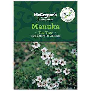 Seeds: McGregor's Manuka New Zealand Native Seed