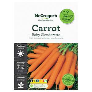 Seeds: McGregor's Carrot Baby Slenderette Amsterdam Specialty Seeds