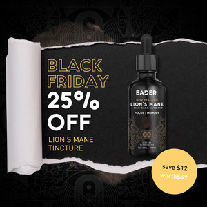 Products: Lion's Mane Tincture - Black Friday Special