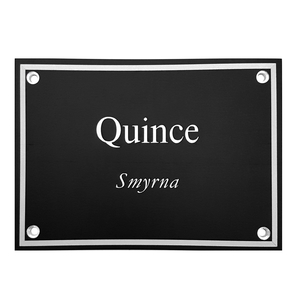 High Quality Engravings: Anodized Black Plaque
