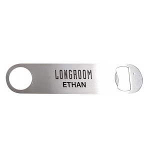 High Quality Engravings: Bottle Opener Black Engraving