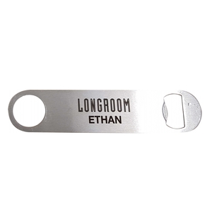 High Quality Engravings: Bottle Opener Black Engraving