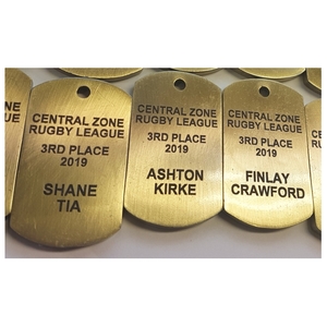 High Quality Engravings: Zinc dog tags