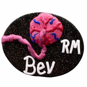 Heart Beat B - Nursing name badges from badgeorders.co.nz