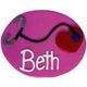 Stethoscope C - Nursing name badges from badgeorders.co.nz