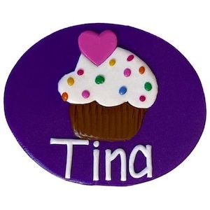 Cupcake - Nursing name badges from badgeorders.co.nz