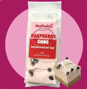 Products: Raspberry & Chocolate Marshmallows