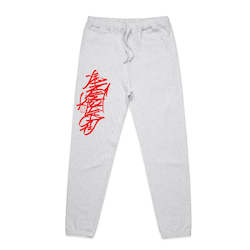Bad Tempah 1: "GRAFFITI STYLE" Trackpants-White grey