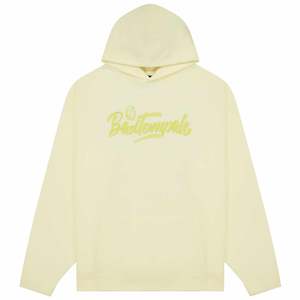 Script logo hoodie-Bright Yellow