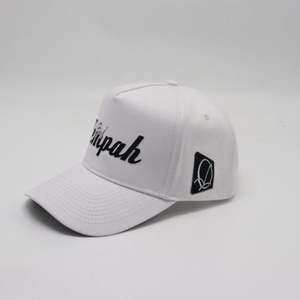Headwear: Slick Snapback White