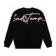 Scribble Crewneck Black