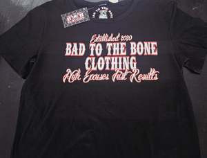 Adult O.G 'BTTB Clothing N.E.J.R' DTF Printed Black T-Shirt.