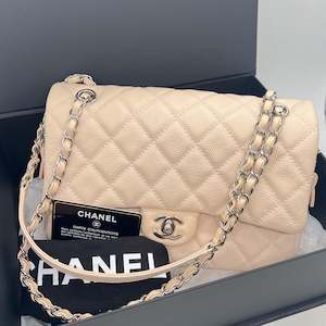 Handbag: CHANEL LIGHT PINK FLAP BAG