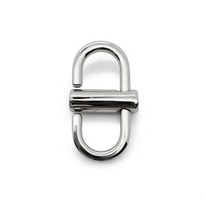 Bag Accessories: Strap adjusting clip - Silver Colour