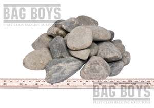 Landscaping Range: River Pebble - Large 25Kg Bag | Auckland, Hamilton, Tauranga