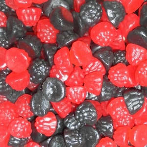 Lollies: Raspberry and Black Gums
