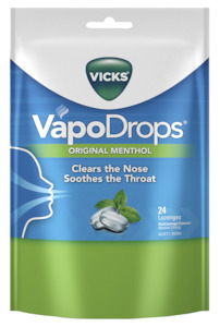 VICKS Vapodrops Original Menthol 24