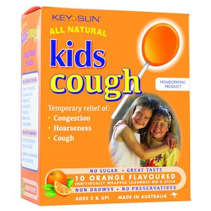 Coughs: KIDS COUGH LOLLIPOPS 10 ORANGE