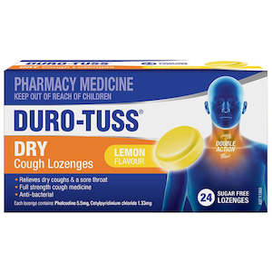Duro-Tuss Dry Cough Loz Lemon 24s