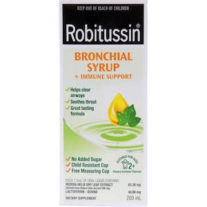 Coughs: ROBITUSSIN Bronchial Syrup 200ml