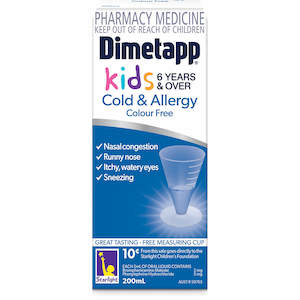 DIMETAPP Cold&Allergy Elxr CF 200ml