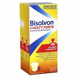 Coughs: Bisolvon Chesty Forte 200ml
