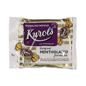 Colds: KUROLS Mentholated Pastilles 85g