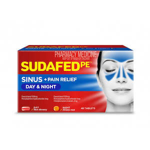Colds: SUDAFED PE D&N Relief Tabs 48s