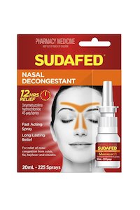 Nasal Sprays: Sudafed Nasal Spray 20ml