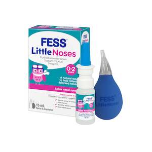 Nasal Sprays: Fess Little Noses 0-2 Years Spray & Aspirator 15ml
