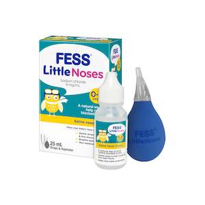 Nasal Sprays: Fess Little Noses 0-2 Years Drops & Aspirator 25ml