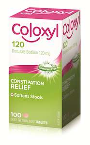 Constipation: COLOXYL Tabs 50mg 100