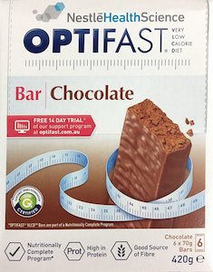 Weight Control: Optifast Bars Chocolate 6x70g