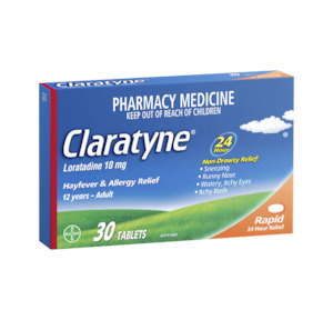 Claratyne Tabs 10mg 30s