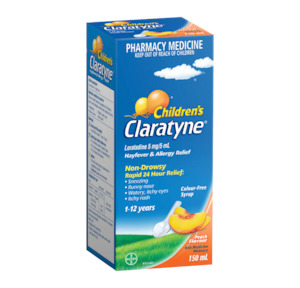 Claratyne Child Peach Syrup 100ml