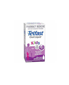 Antihistamines: TELFAST Oral Liquid (30mg/5mL) 150ml