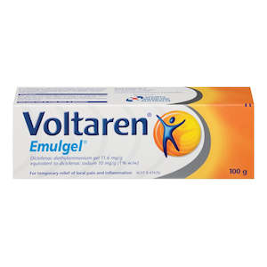 Rubs: Voltaren Pain Relief Gel 100g