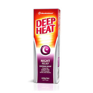 Rubs: Mentholatum Deep Heat Night 100g