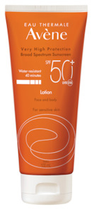Sunscreen After Sun: AVENE Sunscreen Lotion SPF50+ 100ml
