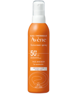 Sunscreen After Sun: AVENE Sunscreen Spray SPF50+ 200ml