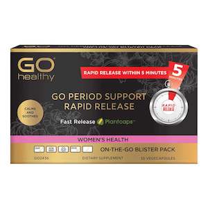 GO Period Supp Rapid Release 10vcaps