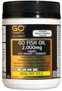 GO Fish Oil 2000mg Odourless 230cap