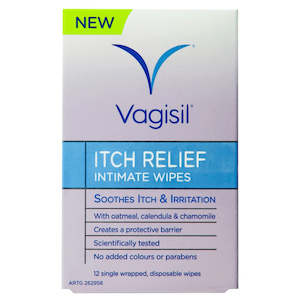 VAGISIL Soothing Oatmeal Wipes 12pk