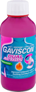 Indigestion 1: GAVISCON Dual Act. Liq P/Mint 600ml