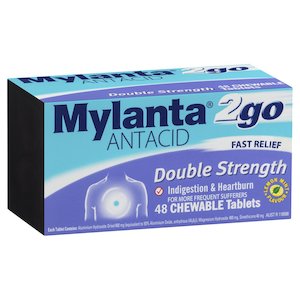 MYLANTA 2Go Double Str. Tabs 48s