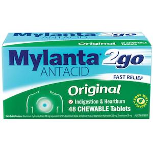 Indigestion 1: MYLANTA 2Go Original Tabs 48