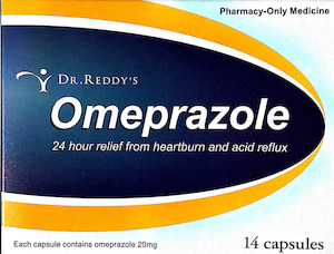 Indigestion 1: Dr Reddy Omeprazole 20mg Caps 14s